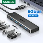 UGREEN USB3.0 HUB 4 Ports USB A Splitter Slim USB Expander for Mouse Keyboard (New)
