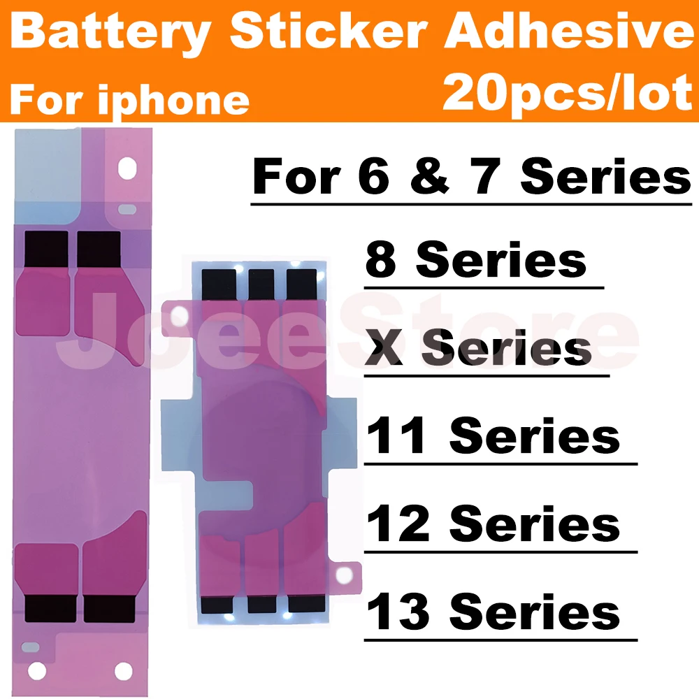 S19a9155b591342848346f5b30ee8c383C 20 Battery Adhesive Sticker for iPhone 11 12 XS 13 Pro Max X (New) - Image 1
