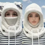 Winter Warm Thermal Windproof Balaclava Ski Hood Motorcycle Face Cover Polar Fleece Adjustable (New)