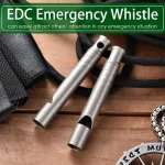 Outdoor Emergency Whistle Survival Safety MINI Whistle Whistle Necklace Hiking Camping Trip Explore (New)