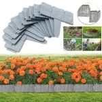 10 20 Garden Landscape Edging Borders No Dig, Lawn Edging for Landscaping,Plastic Fencing Lawn (New)