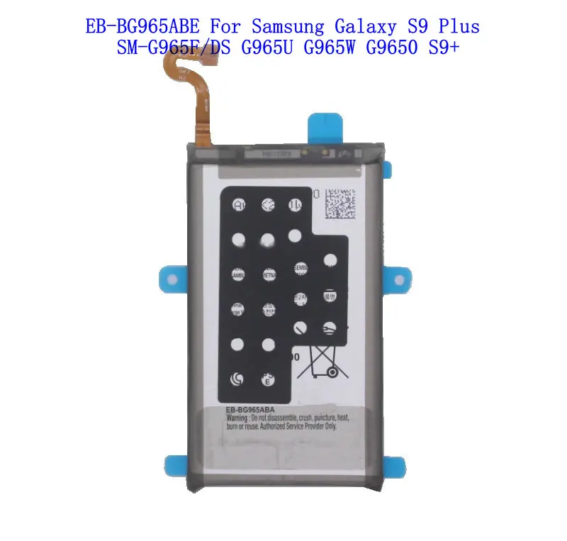 S1b105acf42a047d894807d6974e9c33bZ 3500mAh EB-BG965ABE EB-BG965ABA Battery Samsung Galaxy S9 Plus (New) - Image 1