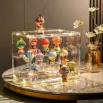 1 Three Layer Acrylic Display Rack Transparent Ladder Handmade Anime Car Model Blind (New)