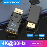 Vention DisplayPort to HDMI Adapter 4K Male DP to HDMI (New)
