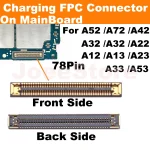 10 USB Charging F Connector on Board For Samsung A32 A52 A72 A12 (New)
