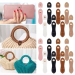 9cm Fashion Leather Bag Buckle Handmade Buttons Wallet Hasp Clasp Buckle Card Pack (New)