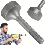 Heavy Duty 85mm Ground Rod Driver Forged Steel Drill Bit Hammer Attachment for (New)
