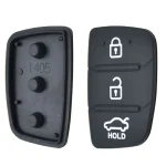 3 Button Pad Replacement Rubber Car Repair Key Shell For Hyundai Creta I20 (New)
