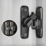 90 180 Degree Flip Door Lock Home Security Sliding Door Latch Small Gate Latches (New)