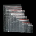 100 Multiple Sizes Transparent Ziplock Plastic Bag for Jewelry Beads Bracelets Storage Small (New)