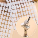 200 Nail Support Double Sided Tape Nail Art Transparent No Trace Jelly Tape Wearable Nail (New)
