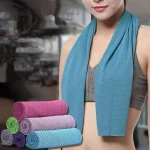 Cool Towel Ice Cold Enduring Running Jogging Gym Instant Cooling Outdoor Sports (New)