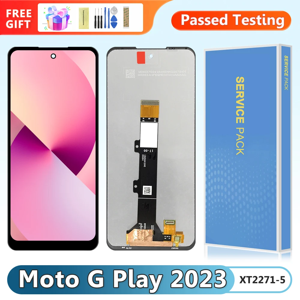 S1de7f072691849f2835ffee8fe905c97h 6.5'' Motorola Moto G Play -2023 LCD Display Touch (New) - Image 1