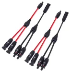 Power Solar Connectors 30A Y Branch Cable, Solar Cable Parallel Adaptor in Pair for (New)