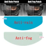 Universal Motorcycle Helmet Rainproof Anti fog Film Motorcycle Helmet Clear Patch Film Accessories Durable Nano (New)