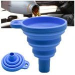 Engine Funnel Car Universal Silicone Liquid Funnel Washer Fluid Change Foldable Portable Auto (New)