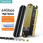 SAMZHE M.2 NVMe SSD NGFF To PCIE X16 Adapter M (New)