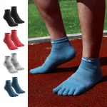 WRELS 1 Pair of Quick drying, Sweat wicking, Breathable CoolMax Split toe Sports Socks for (New)