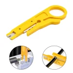 Mini Portable Wire Stripper Cutter Impact Punch Down Tool Blade for Network (New)