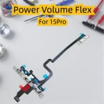 Power Volume Button Mute Switch Flex Cable for iPhone 15 16 Pro Max (New)
