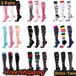 CFS Compression Socks Women Men Knee Stocking 20 30mmHg Edema Diabetes Varicose Veins Nurse (New)
