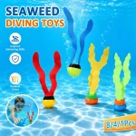 1 4 8 Kids Diving Seaweed Toys, Random Color Underwater Swimming Pool Training Game Toys (New)
