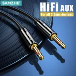 SAMZHE AUX Cable 3.5mm Audio Cable 3.5 MM Jack Speaker (New)