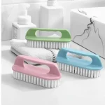 1 Stiff Bristle Shoe Wash Plastic Brush Multi functional Household Hand held Cleaning Brush Laundry (New)
