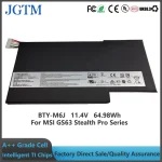 JGTM BTY-M6J 64.98Wh 11.4V Battery Compatible with MSI GS63VR 6RF-016CN 095CN 7RF-239CN (New)