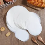 100 Round Baking Paper Wax Paper Sheets for Burger Press Non Stick Oil (New)
