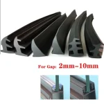 1 3 5 10M Door And Window Sealing Strip Aluminum Windproof Alloy Fixed Glass Gap Three (New)