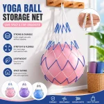 Extra Large Yoga Ball Storage Bag, Thickened Heavy Duty Mesh Sack, Portable Hanging (New)