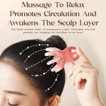 Resin Octopus Massage Comb Head Meridian Scraping Scalp Massage Brush Acupuncture SPA Gua (New)
