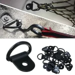 10 D Rings Tie Down Anchors Ring Pull Hook Stainless Steel Lashing Ring (New)