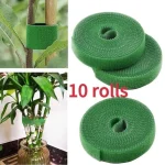 Nylon Plant Ties Plant Bandage Hook Tie Loop Adjustable Plant Support Reusable Fastener (New)