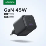 ã€EU Plugã€‘UGREEN 45W 30W 25W 20W GaN Charger PD3.0 PPS QC3.0 USB C Fast Charger For (New)
