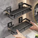 Wall Mounted Rectangular Rack Wall Mounted Shower Shampoo Rack No Drill Rack Tripod (New)