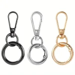 2  Swivel Clasp Clip, Metal Swivel Snap Hooks, Double Opening Key Chain (New)