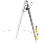 Woodworking Compass Drawing Carpenter Compass 100MM 300MM Circular Marking Tool Design Layout Tool For (New)