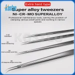 I2C Super Alloy Tweezers NS01-04 0.1mm Ultra Fine Tip for (New)