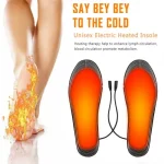 Winter USB Heating Insole Electric Heated Insoles Feet Warmer Thermal Shoes Sock (New)