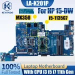 LA-K201P HP 15-DW Notebook Mainboard I3 I5 I7 11th (New)