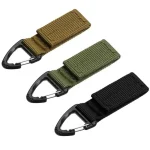 Outdoor Tactical Molle Belt Keeper Webbing Clip Keychain Holders Backpack Carabiners Hook Water (New)