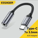 Essager USB Type C 3.5 Jack Earphone Adapter USB C (New)