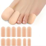 2 Breathable Silicone Toe Caps, Specifically Designed for Big Toes   Reduces Calluses (New)