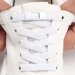 2024 No Tie Shoe Laces Press Lock Shoelaces Without Ties Elastic Laces Sneaker (New)