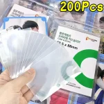200-50Pcs Card Transparent Sleeves Waterproof Clear Protector Case Box for (New)