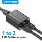 Vention RJ45 Splitter Connector Adapter 1 to 2 Ways Ethernet (New)