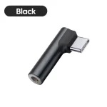 Type C to 3.5mm Jack Headphone Audio Adapter Converter Elbow L type for Cellphone (New)