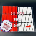 30 Nail Adhesive Tape FALSE Nails Display Stand Glue Double sided Pasted Practice Show (New)
